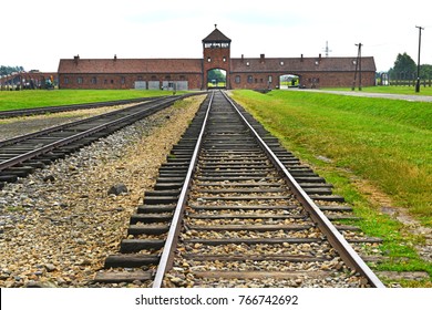 Auschwitz Concentration Camp Landscape.