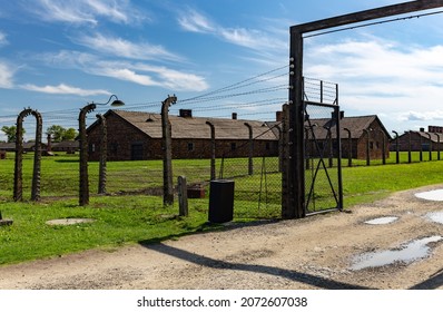 Auschwitz Concentration And Extermination Camp Detail, Nazi , Adolf Hitler , Holocaust In Poland