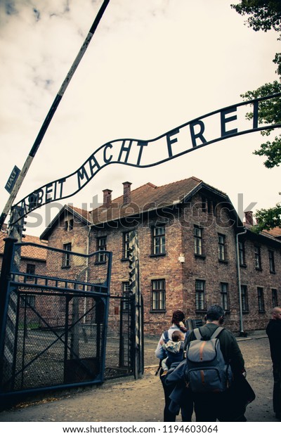 Auschwitz Poland 04 Holocaust Memorial Museum Stock Photo Edit