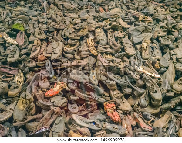 Auschwitz Poland June 05 2019 Shoes Stock Photo Edit Now 1496905976