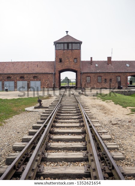 Auschwitzbirkenau Poland August 1 2017 Stable Stock Photo (Edit Now ...