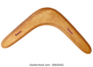 Aussie Boomerang Natures Return Ticket In Wood