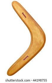 Aussie Boomerang Natures Return Ticket In Wood