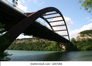 The Austin 360 Bridge From An Artistic View.