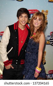 Austin Mahone, Bella Thorne At The 2013 Radio Disney Music Awards, Nokia Theater, Los Angeles, CA 04-27-13