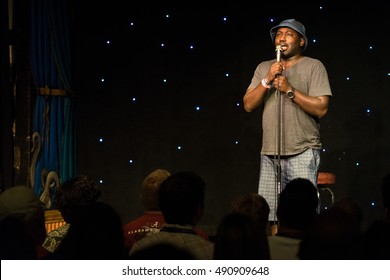 AUSTIN - MARCH 17, 2016: Comedian Hannibal Buress Performs Stand Up Comedy At A SXSW Event In Austin, Texas.