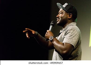 AUSTIN - MARCH 17, 2016: Comedian Hannibal Buress Performs Stand Up Comedy At A SXSW Event In Austin, Texas.