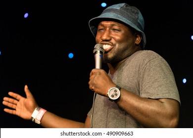 AUSTIN - MARCH 17, 2016: Comedian Hannibal Buress Performs Stand Up Comedy At A SXSW Event In Austin, Texas.