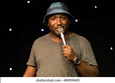 AUSTIN - MARCH 17, 2016: Comedian Hannibal Buress Performs Stand Up Comedy At A SXSW Event In Austin, Texas.