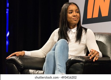 AUSTIN - MARCH 19, 2016: Dancer And Singer Kelly Rowland Speaks At A SXSW Event In Austin, Texas.