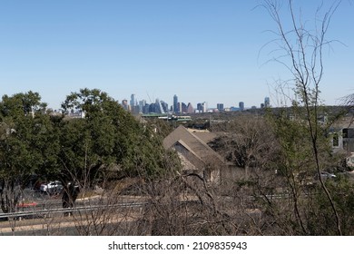 Austin Skyline From Barton Creek Mall