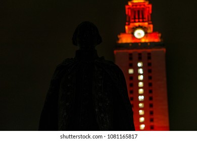 Austin Statue At UT Tower