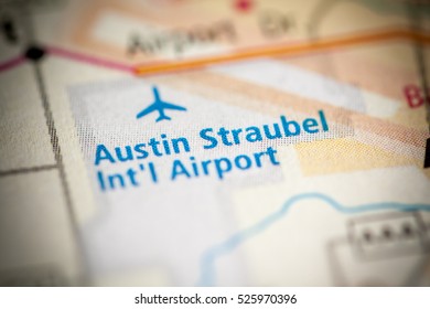 Austin Straubel International Airport. Wisconsin. USA