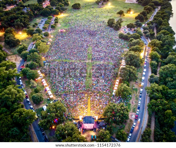 Austin Texas Outdoor Concert Festival Stock Photo (Edit Now) 1154172376
