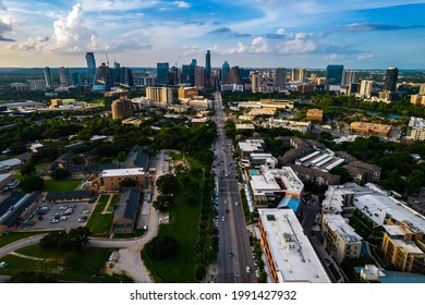 Austin Texas Over Landmark Iconic South Congress Street Capital City Travel Destination Of America 