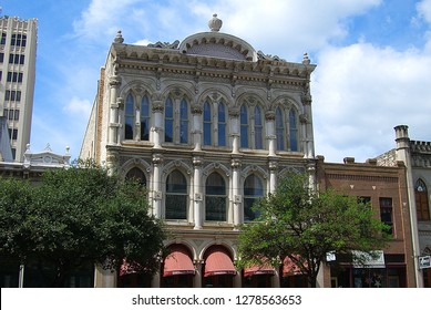 AUSTIN, TEXAS - SEPTEMBER 26:  Vintage Downtown Architecture On September 26, 2010 In Austin, Texas. The City Is Famous For Its Eclectic Live Music Scene.