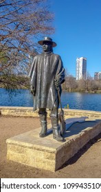 Austin, Texas, USA, January 1st 2014 Stevie Ray Vaughan Statue