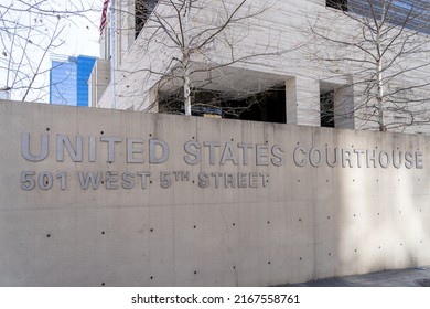 Austin, TX, USA - March 18, 2022: United States Federal Courthouse In Austin, TX, USA. 