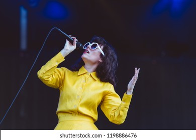 AUSTIN, TX / USA - OCTOBER 5th, 2018: Natalie Prass Performs Onstage At Zilker Park During Austin City Limits 2018 Weekend One.