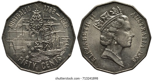 50 Cent Coin Hd Stock Images Shutterstock