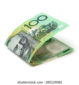 Australia Dollar, Bank Note Of Australia On White Background