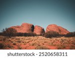 Australia, Kata Tjuta is a collection of large domed rock formations that is located in National Park in Northern Territory. Kata Tjuta is a Pitjantjatjara Aboriginal word meaning 