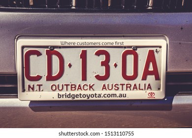 Australia North Territory Car License Plate - Port Augusta Australia 24.09.2019