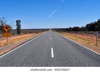 Australia, NSW, Warning Sign For Animal Crossing On Silver City Highway