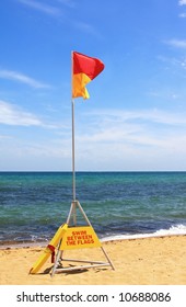 Australian Beach Safety Flag - Swim Between The Flags.