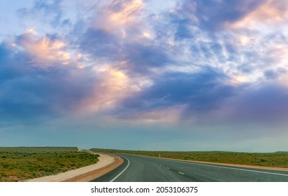 Australian Country Road In Perth Western Australia