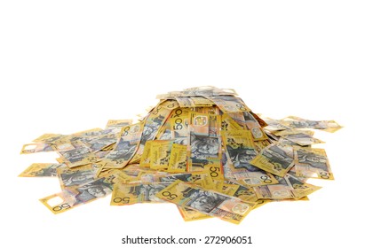 Australian Money - Pile Of Aussie Currency