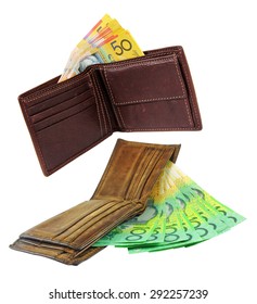 Australian Money In The Wallet