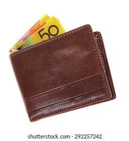 Australian Money In The Wallet