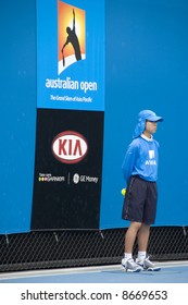 Australian Open 2008 - Branding and Ball Boy
