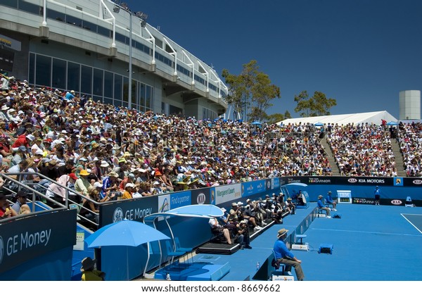 Australian Open Court Crowd Melbourne Park Stock Photo (Edit Now) 8669662 Australian Open Court Crowd Melbourne Park Stock Photo (Edit Now) 8669662