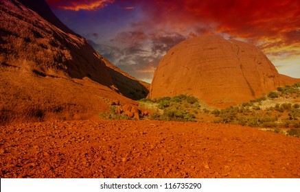 Australian Outback In Winter