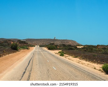 Australian Road In The Middle Of Nowhere - Long Empty Street  Road In Australia