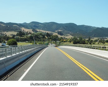 Australian Road In The Middle Of Nowhere - Long Empty Street  Road In Australia