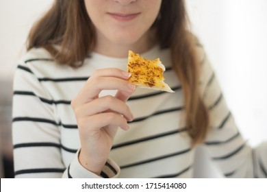 Australian Teenager Eating Vegemite Toast