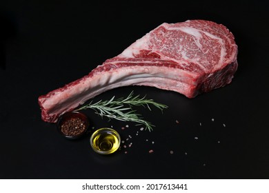 Australian Wagyu Tomahawk BMS 4-5 Specializing in premium grain-fed Wagyu and Angus beef,  - Shutterstock ID 2017613441
