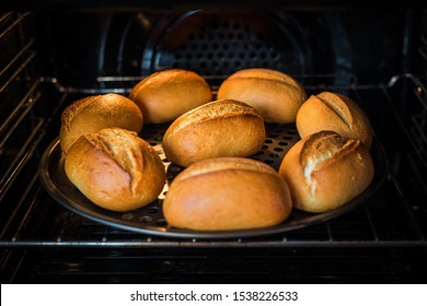 Australian White Dinner Rolls Bread Baked At Home In Oven