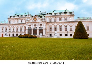 Austria, 21 July, 2014: Schloss Belvedere in Vienna, Austria.