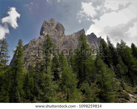 Austria Alps view 