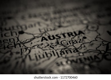 Austria map background
