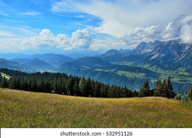 Austrian Alps-view on the Dachstein from Planai - Shutterstock ID 532951126
