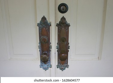 Authentic Antebellum house door knobs