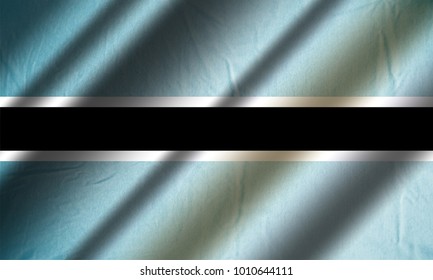 Authentic Botswana flag
