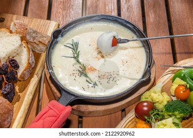 Authentic Cheese Fondue Swiss Cuisine