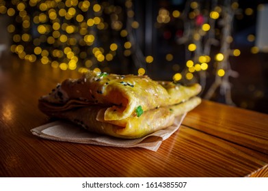 Authentic Chinese Breakfast Street Food Jianbing Crepe