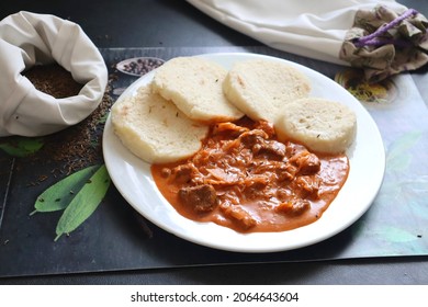 Authentic Hungary Goulash With Dumplings